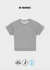 [B-BASIC] Air sweater raglan sleeved sweatshirt