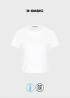 [B-BASIC] Washable Cool Round Standard Short Sleeve T-shirt