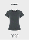 [B-BASIC] Pigment Slim Raglan Short Sleeve T-shirt