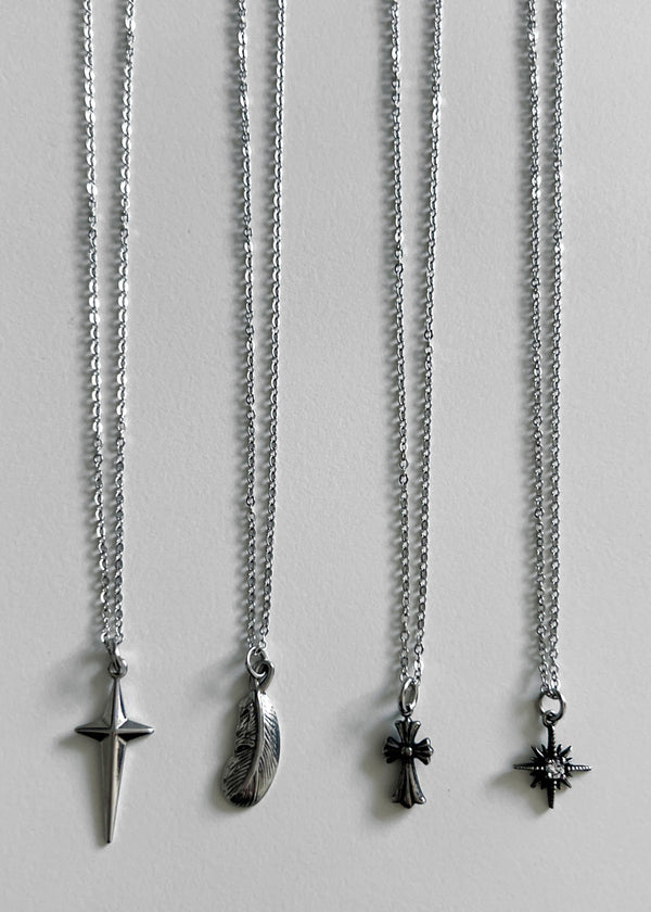 Jupi Pendant Chain Necklace 4TYPE
