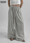 [MADE] Polyp Linen Stripe Banding Pants