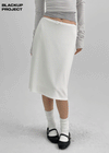 [MADE] Daysi Punching Midi Skirt (Set Purchase Available)