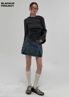 [MADE] Kissy Denim Skirt Pants