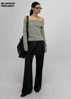 [MADE] Ludrin Off-Shoulder Long Sleeve T-shirt