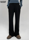[MADE] Quarted boot cut banding pants 2TYPE