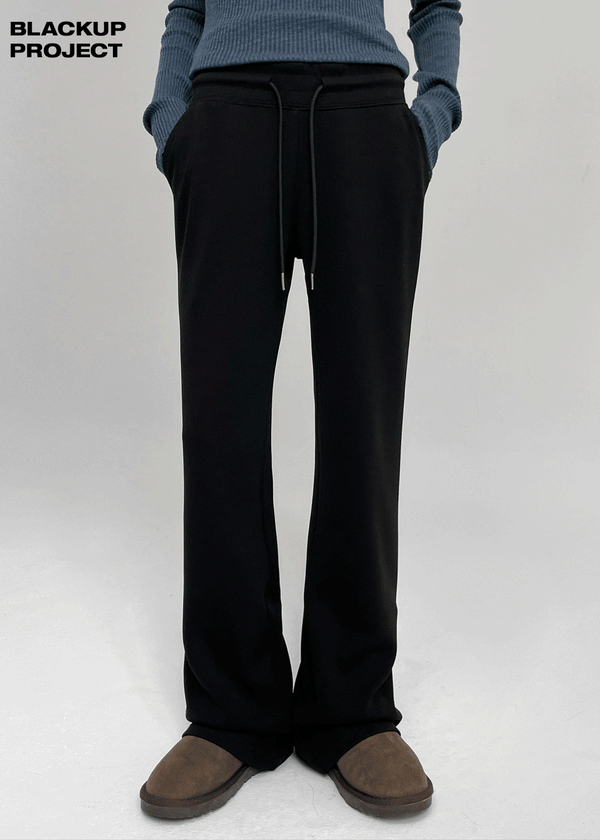 [MADE] Quarted boot cut banding pants 2TYPE