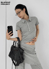 [MADE] Melvin Henry-Neck Collar Short Sleeve T-shirt