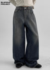 [MADE] Blank Washing Wide Denim Pants