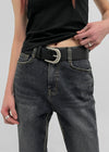 Miska wide leather belt