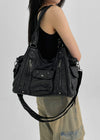 Punkall leather two-way bag