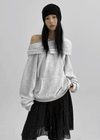 Remembu Off-Shoulder Hoodie