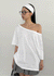 Tureming Loose Fit Asymmetrical Shoulder T-Shirt