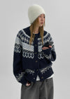 Cardigan en laine nordique Salvien