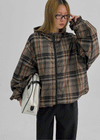 (UNISEX) Ryuking 2-Way Check Windbreaker Jumper