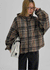 (UNISEX) Ryuking 2-Way Check Windbreaker Jumper