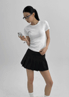 Denimo Dot Round Short Sleeve Tee