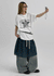 Tupel Check Tiered Midi Skirt