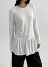 Elvito Frill Layered Long Sleeve T-shirt