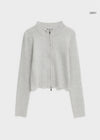 [MADE] Sharp Slim Knit Zip-up