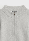 [MADE] Sharp Slim Knit Zip-up