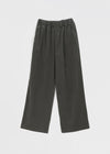 DALLAS SET - WRAP SKIRT WIDE BANDING PANTS