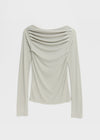 Hintz draping off-shoulder