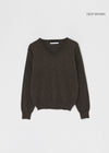 Genment Wool Cashmere V-neck Knit