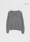 Genment Wool Cashmere V-neck Knit