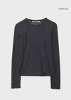 [MADE] Purnin Slim Fit Linen Long Sleeve T-shirt