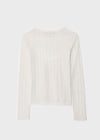 [MADE] Purnin Slim Fit Linen Long Sleeve T-shirt