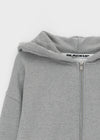 [B-BASIC] Schwerer Sweat-Hoodie mit Reißverschluss