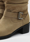 Mater Buckle Shirring Mid Stiefel