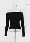 [MADE] Ludrin Off-Shoulder Long Sleeve T-shirt