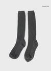 Demelt Ribbed Knee-Socks