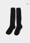 Die Felt Plain Knee-Socks