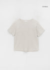 Chiseng Peachy Mo Semi-Crop Kurzarm-T-Shirt