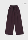 (UNISEX) ute brushed string pants