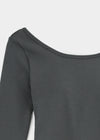 [MADE] Easy Backless Long Sleeve t-shirt With Built-in Cap