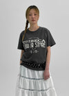 Phishing Pigment Printed Short Sleeve T-shirt