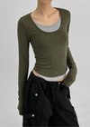 Lennysol Layered Long Sleeve T-Shirt